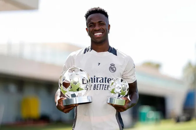 Recorde no futebol: Vinicius Jr. está entre os jogadores mais valiosos do mundo em 2024