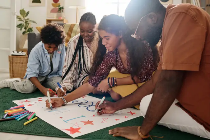 Projeto antirracista leva cultura afro-brasileira e indígena a escolas municipais do Rio e forma professores com oficinas e rodas de conversa | Foto: Reprodução/Canva