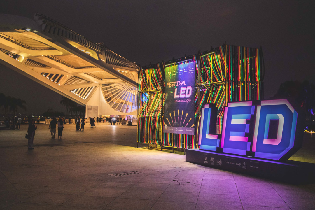 Festival LED celebra a educação no centro do Rio