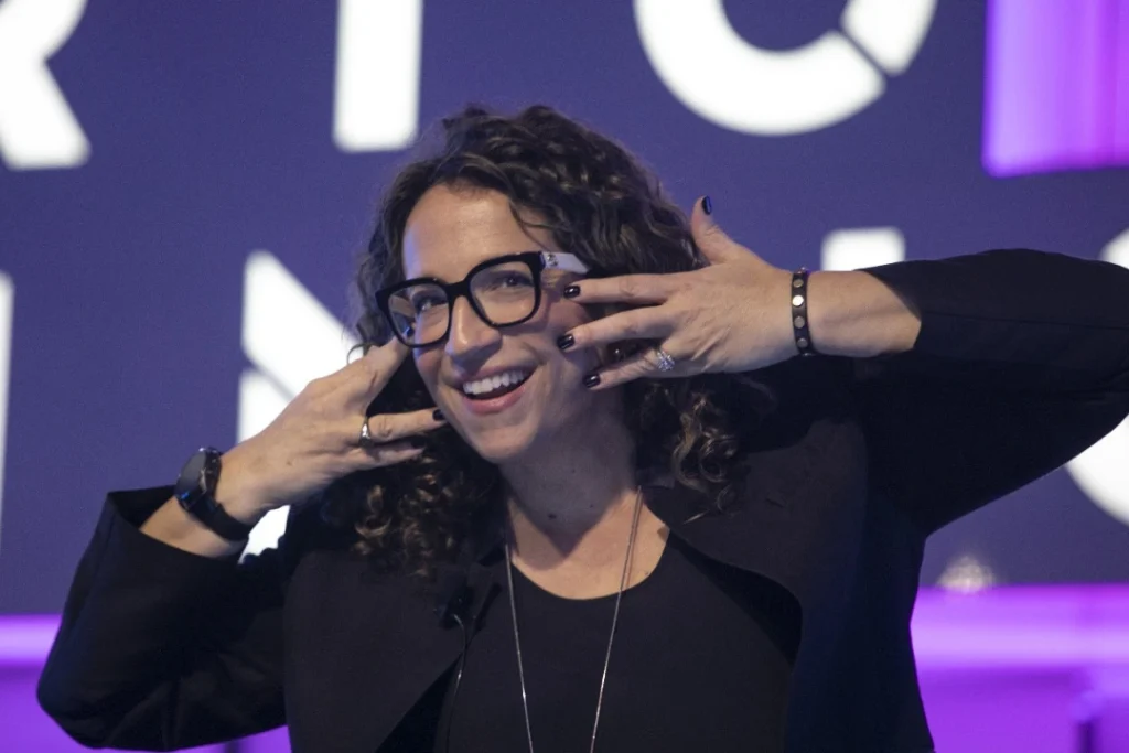 Amy Webb discursa sobre inovação 