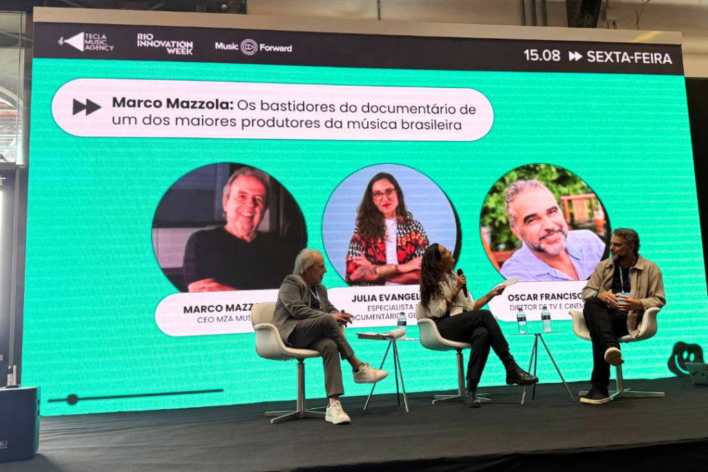 Marco Mazzola falando sobre música nacional