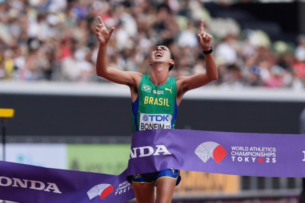 Ouro mundial e valor esportivo: Caio Bonfim e a força da marcha atlética