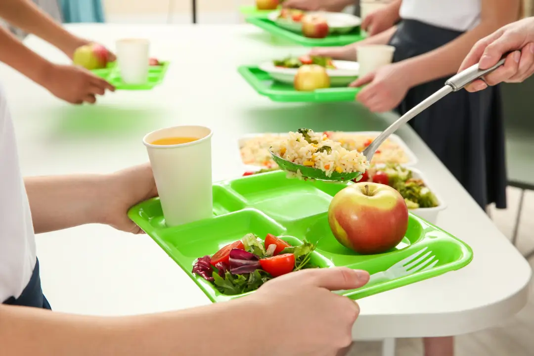 O Brasil se destaca como um dos poucos países que estabeleceu na Constituição o direito da criança de receber alimentação na escola | Foto: Reprodução/Canva