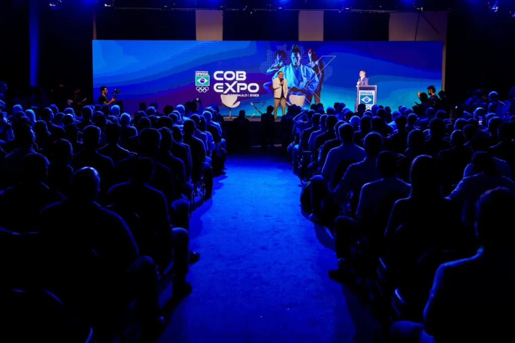 Evento em São Paulo reúne especialistas para discutir o futuro da indústria esportiva, que já movimenta R$ 183,4 bilhões por ano no Brasil | Foto: Reprodução/ Divulgação oficial/ COB Expo 2024