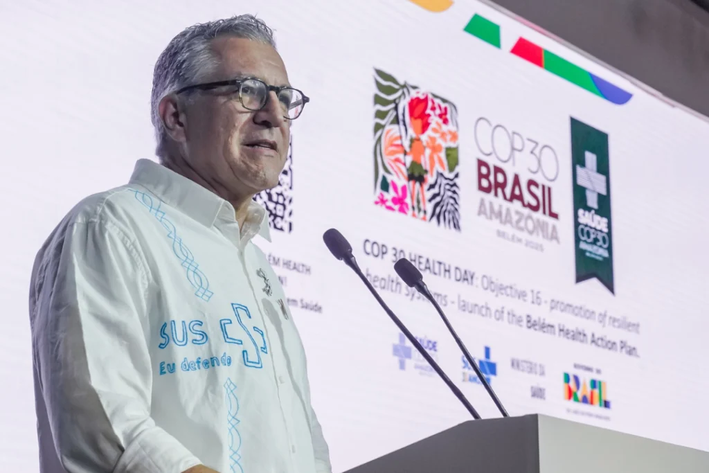 Alexandre Padilha anuncia plano de adaptação da Saúde na COP30