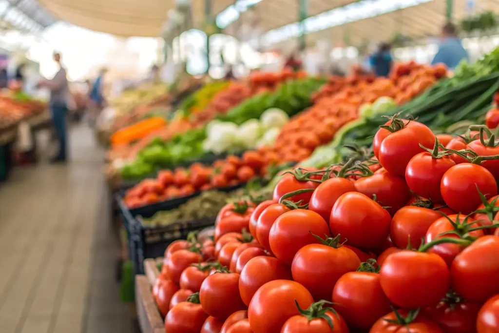 Preços subiram em 24 das 27 capitais; em algumas cidades, alimentos básicos já consomem quase metade da renda de quem recebe salário mínimo | Foto: Reprodução/Canva

tomate