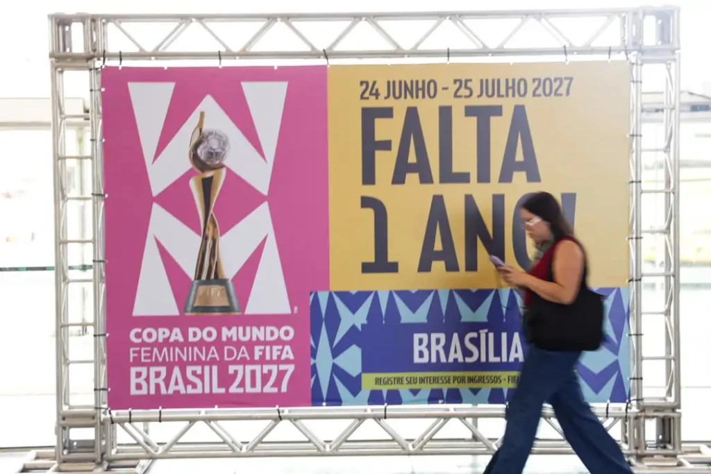Copa do Mundo Feminina 2027: Brasília inicia contagem regressiva para a competição