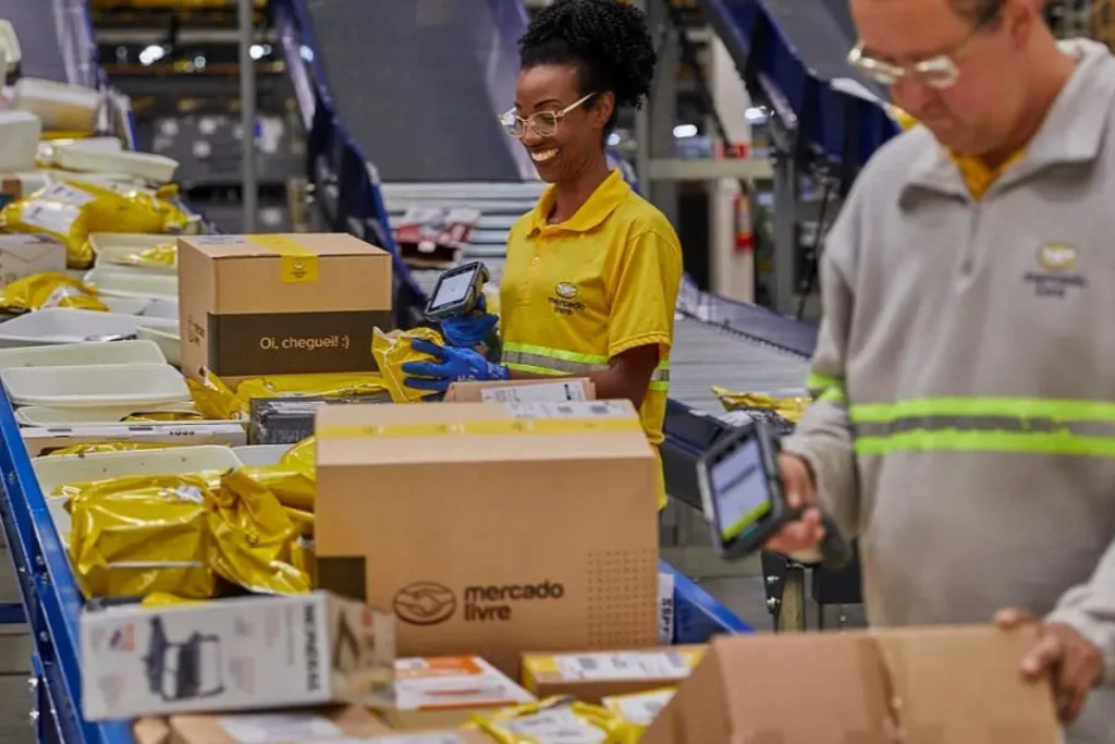 Ampliação da rede logística do Mercado Livre reforça o crescimento do comércio eletrônico e cria oportunidades de trabalho em 2026 | Foto: Reprodução/ Mercado Livre