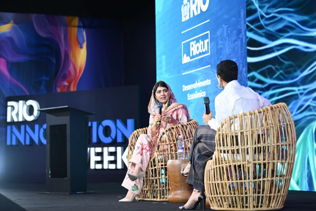 Malala no RIW: “a IA não inclui mulheres e meninas”
