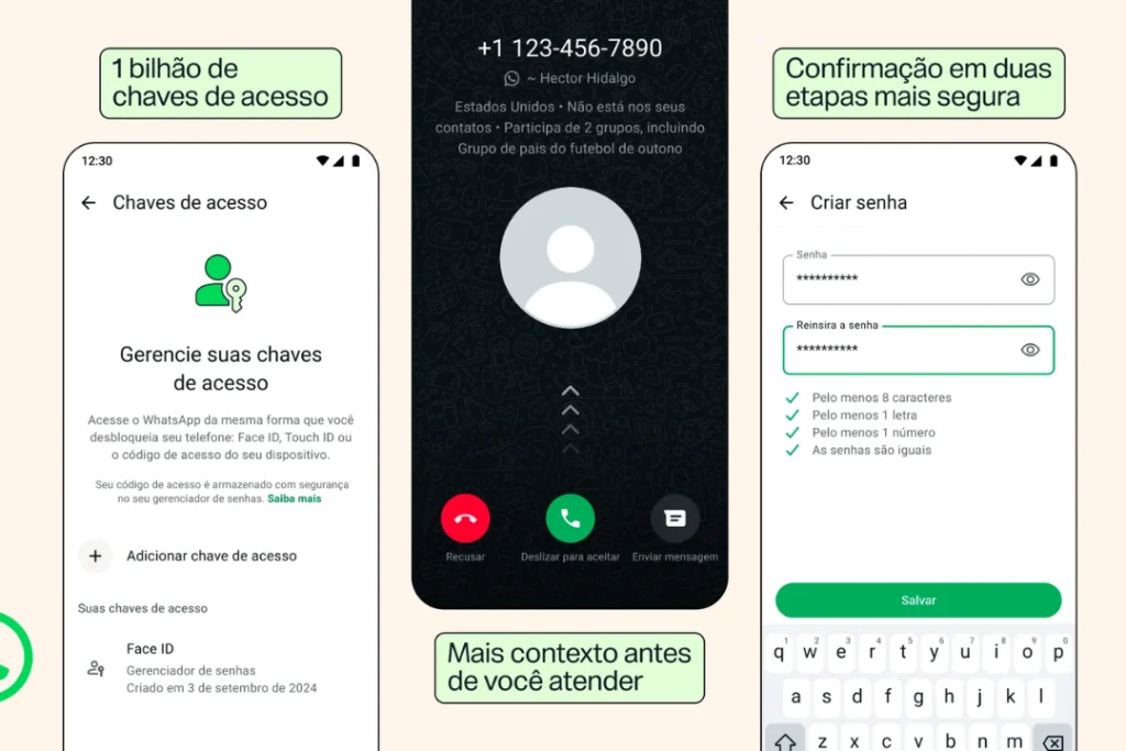 WhatsApp reforça segurança contra golpes com novas funções